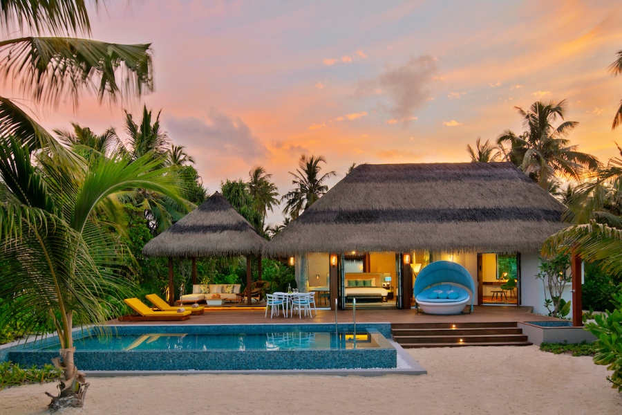 1. Pullman Maldives_Beach Pool Villa_Evening